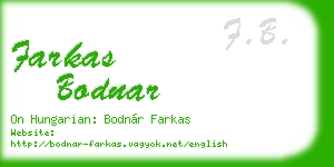 farkas bodnar business card